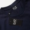 T-shirt Emporio Armani EA7 męska koszulka granatowa srebrne logo